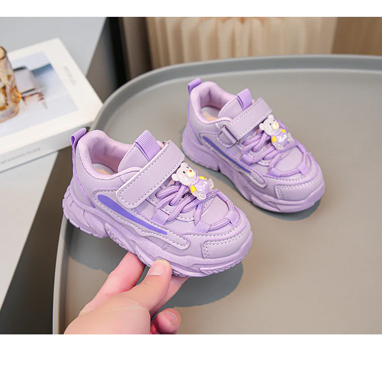 Damen Kindersneaker mit praktischem Klettverschluss und farbenfrohem Design Heidi Mode - Image 7