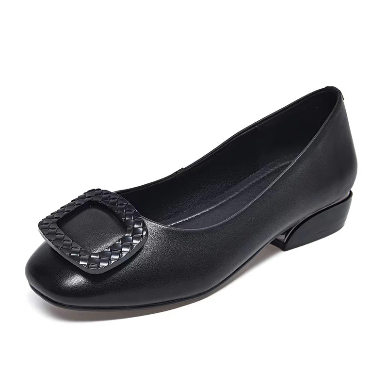Damen Klassische Ballerinas mit modischem Schnallen-Design Heidi Mode - Image 5