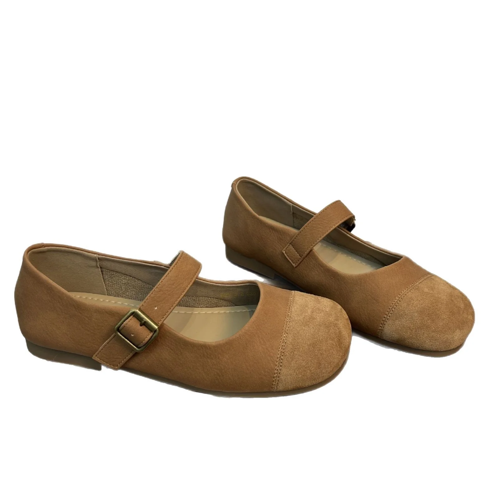 Damen klassische Ballerinas mit verstellbarem Riemen und bequemer Innensohle Heidi Mode - Image 5