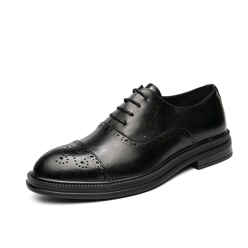 Damen Klassische Brogues aus Leder Heidi Mode - Image 6