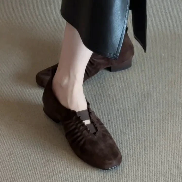 Damen klassische Mokassins mit weichem Innenfutter und modischem Schnürdesign Heidi Mode - Image 3