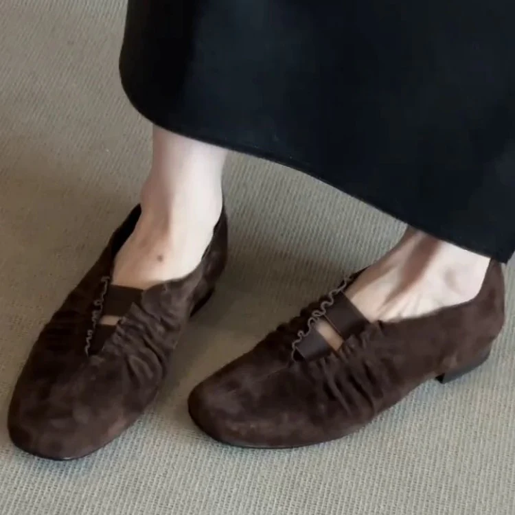 Damen klassische Mokassins mit weichem Innenfutter und modischem Schnürdesign Heidi Mode - Image 4
