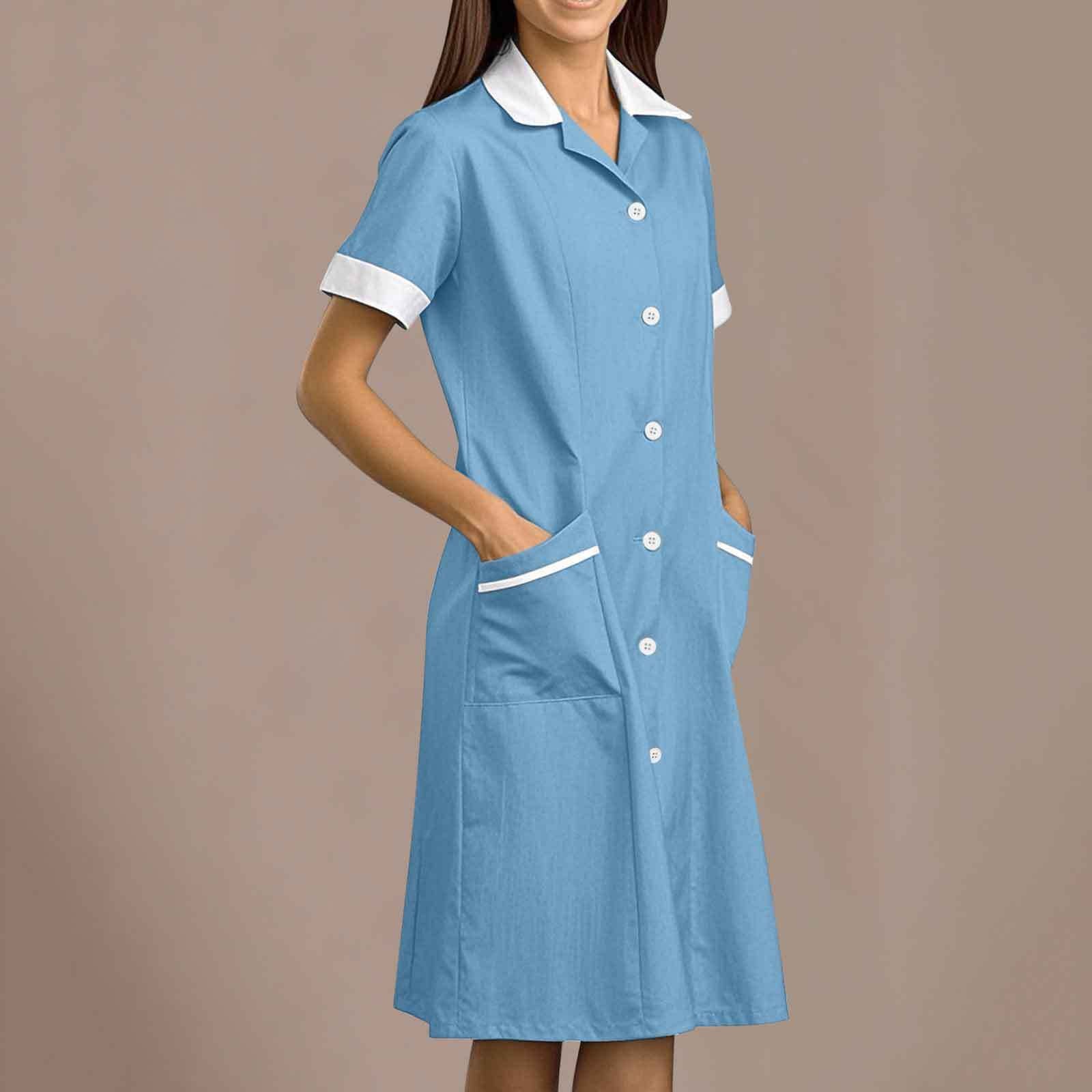 Damen Klassische Schürze mit Taschen Heidi-Mode - Image 13