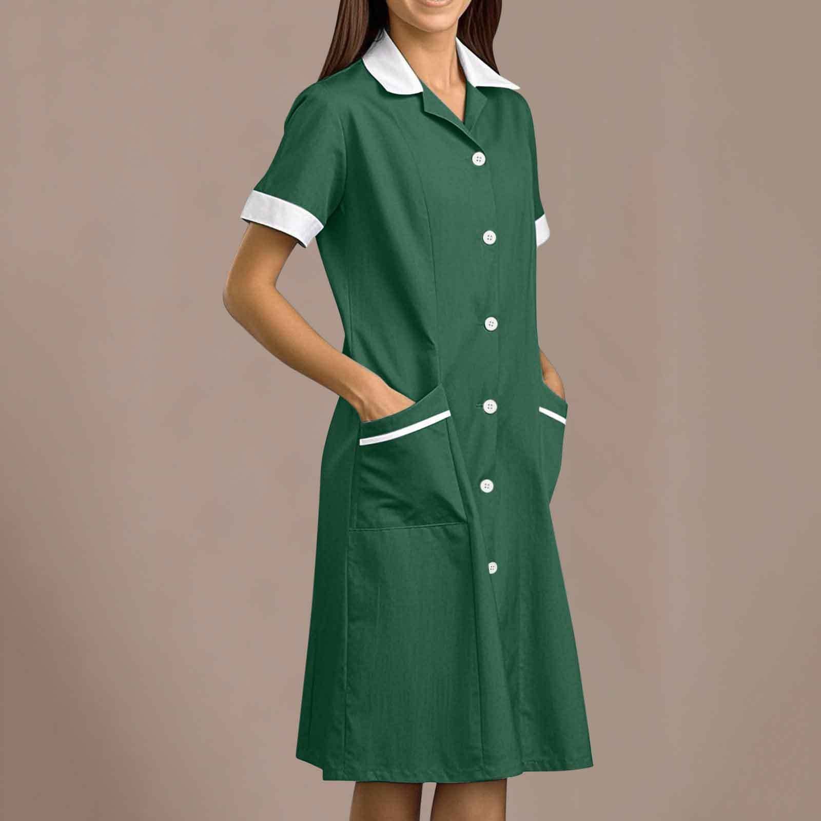 Damen Klassische Schürze mit Taschen Heidi-Mode - Image 4