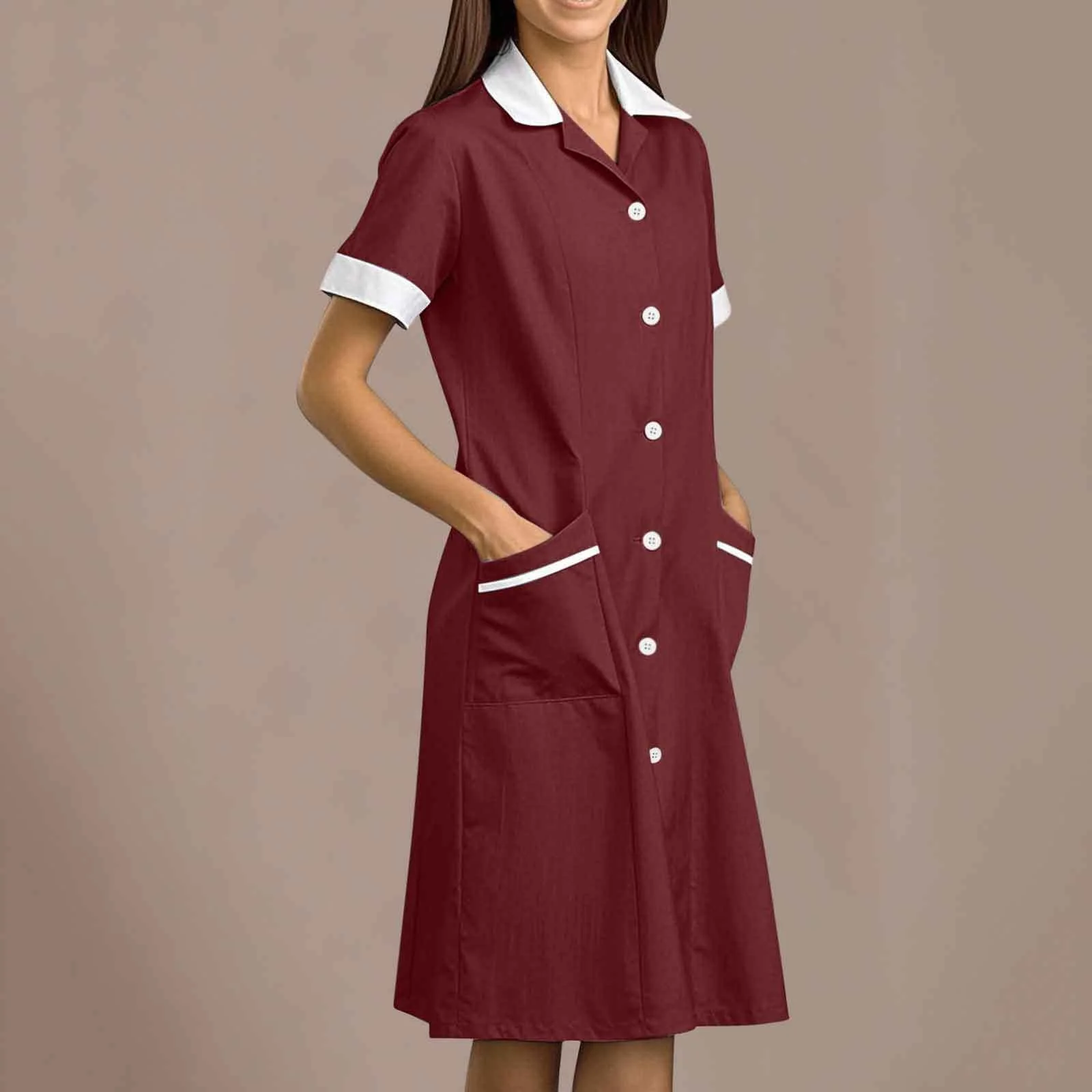 Damen Klassische Schürze mit Taschen Heidi-Mode - Image 9