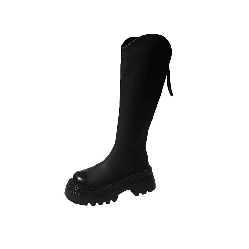 Damen kniehohe Stiefel mit elegantem Schnitt und robuster Sohle Heidi Mode - Image 5