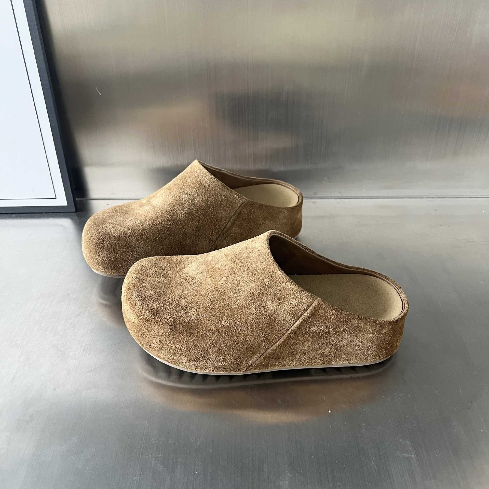 Damen Komfort Clogs aus hochwertigem Wildleder Heidi Mode - Image 2