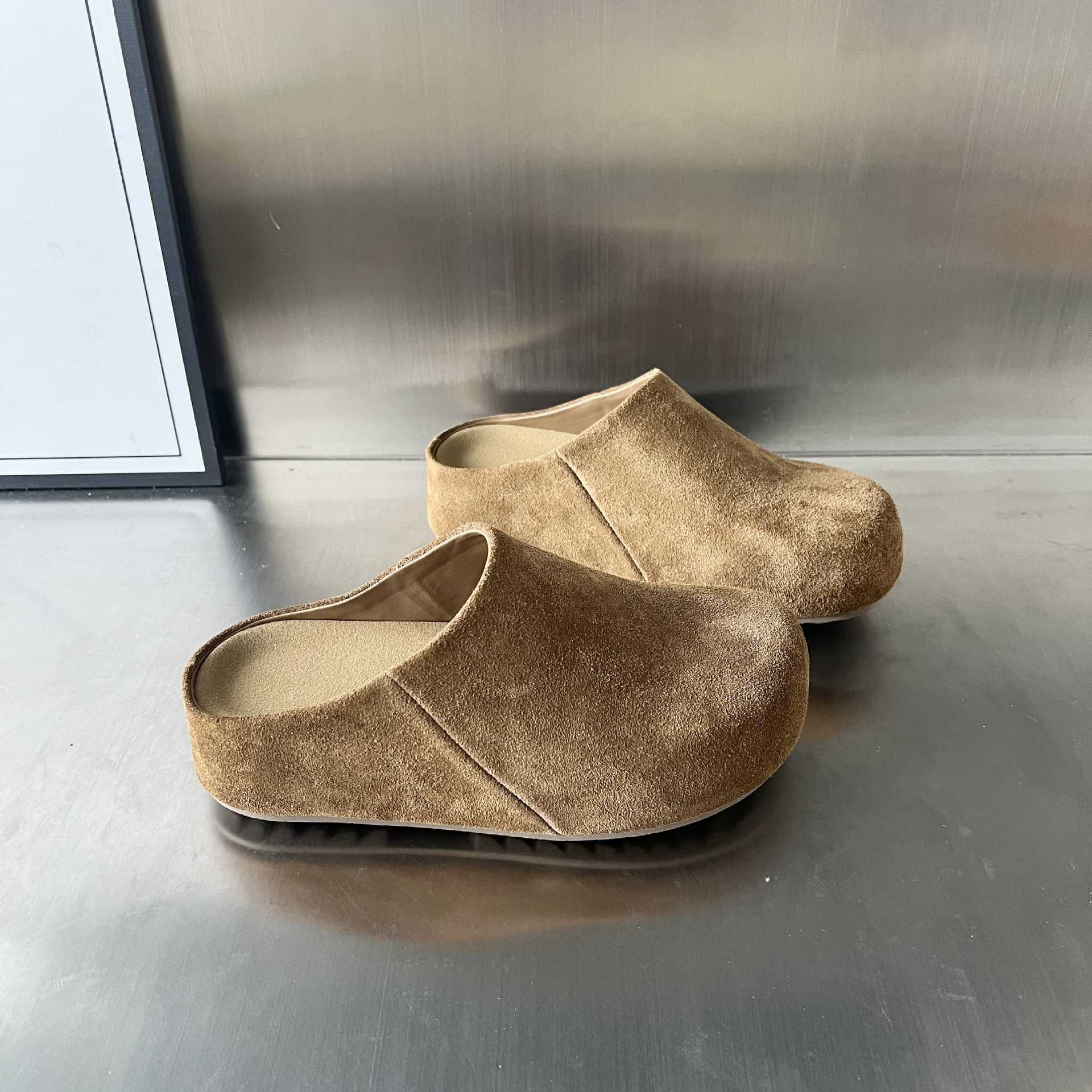 Damen Komfort Clogs aus hochwertigem Wildleder Heidi Mode - Image 5