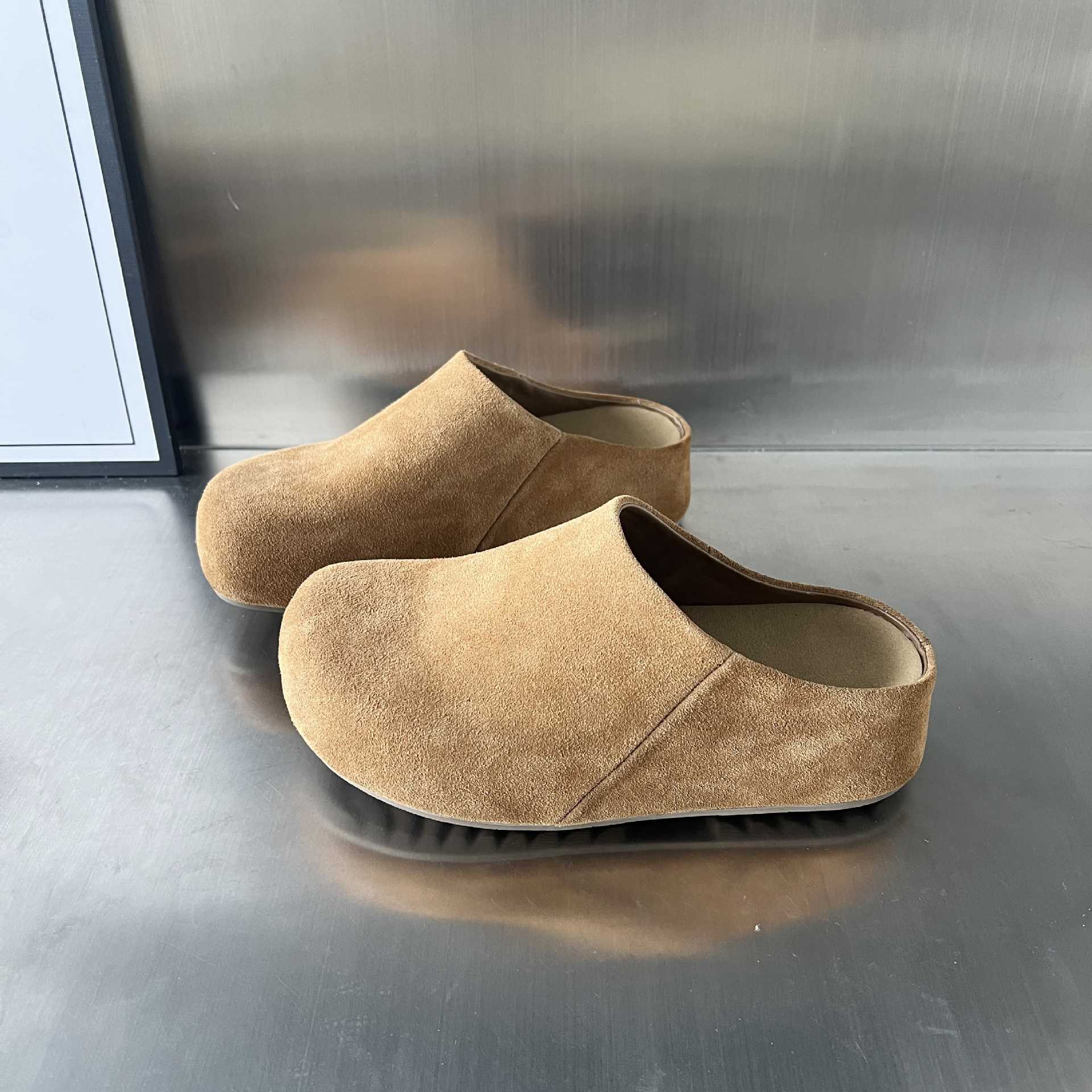 Damen Komfort Clogs aus hochwertigem Wildleder Heidi Mode - Image 8