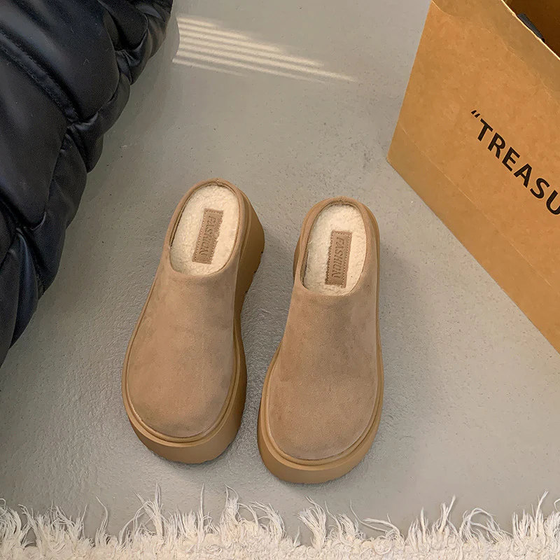 Damen Komfort Clogs mit dickem Plateau und weichem Obermaterial Heidi Mode - Image 2