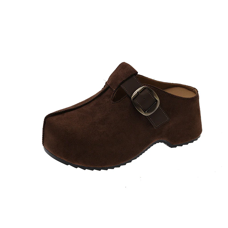 Damen Komfort Clogs mit modischem Riemen und ergonomischem Fußbett Heidi Mode - Image 5