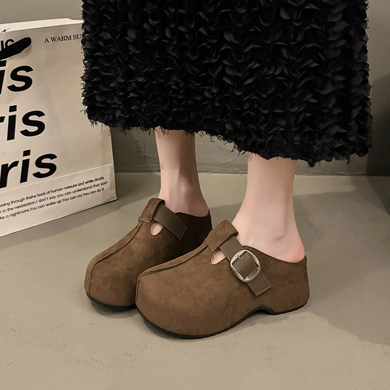 Damen Komfort Clogs mit modischem Riemen und ergonomischem Fußbett Heidi Mode - Image 7