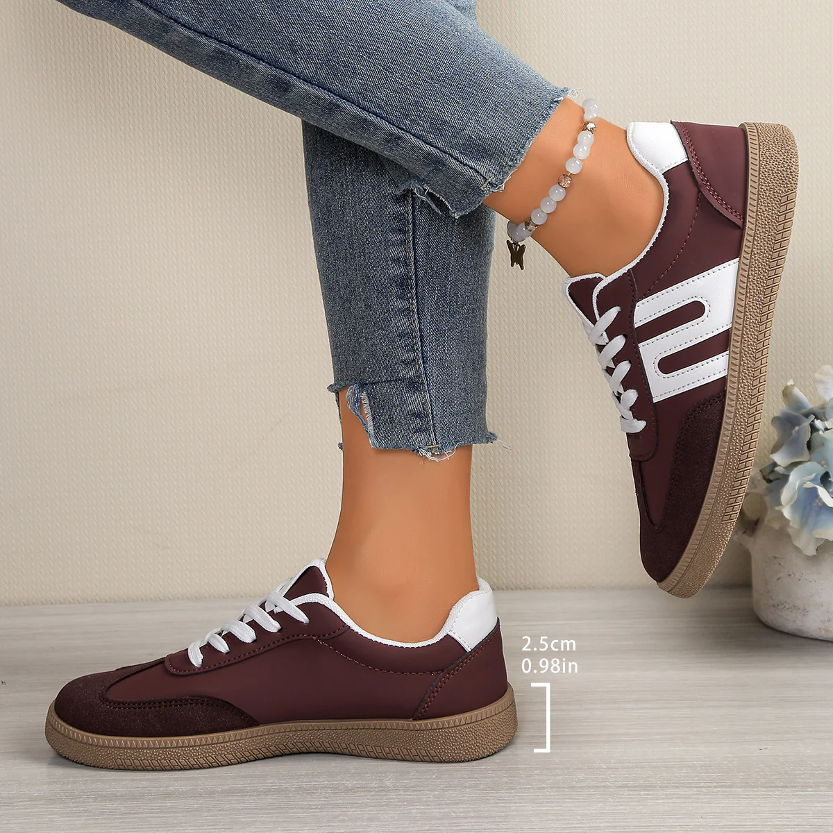 Damen Komfort-Sneaker mit atmungsaktiver Sohle und modischem Obermaterial Heidi Mode - Image 3