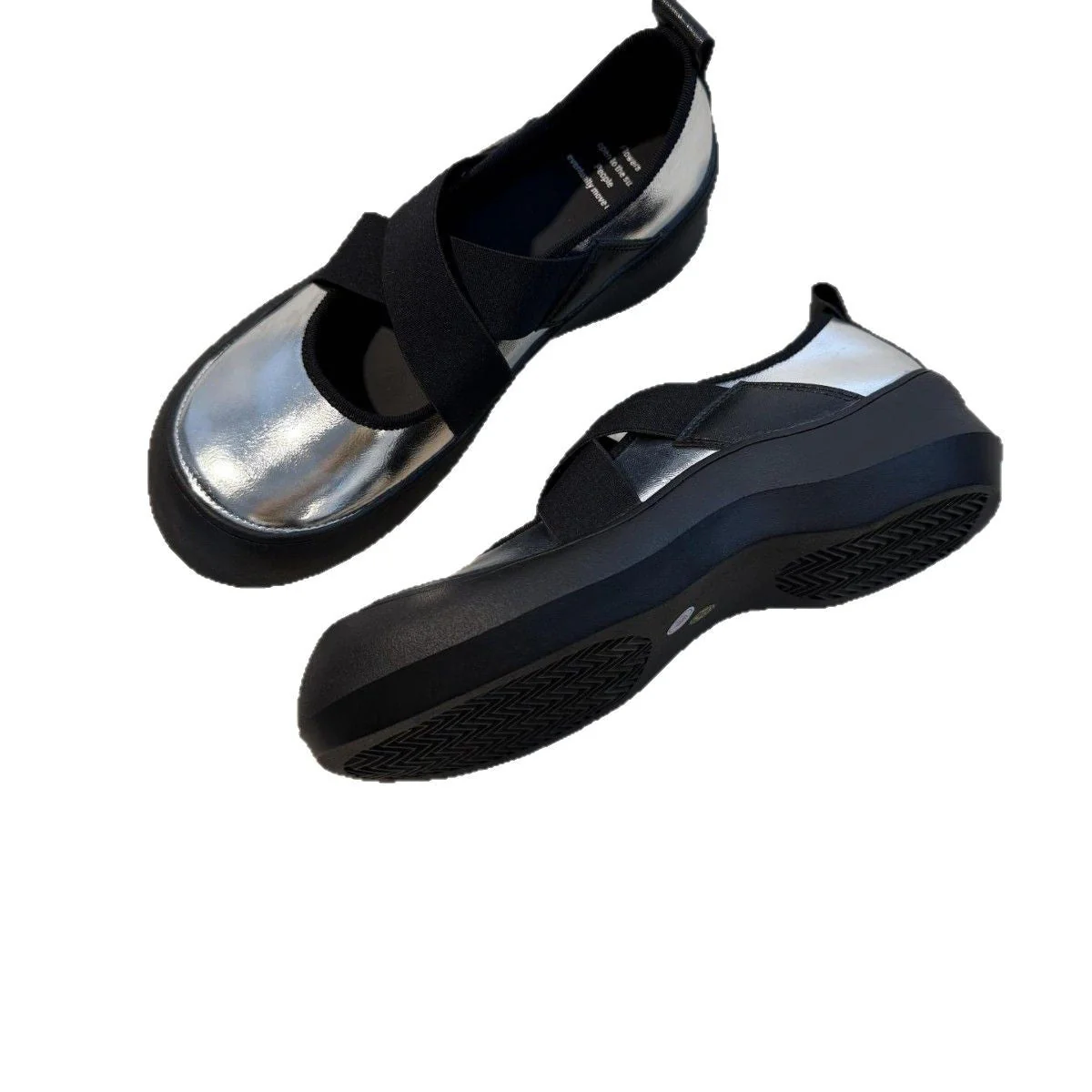 Damen Komfort-Sneaker mit Elastischem Kreuzband und Gepolstertem Fußbett Heidi-Mode - Image 5
