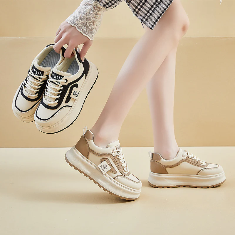 Damen Komfort-Sneaker mit modischem Design und dämpfender Sohle Heidi Mode - Image 2