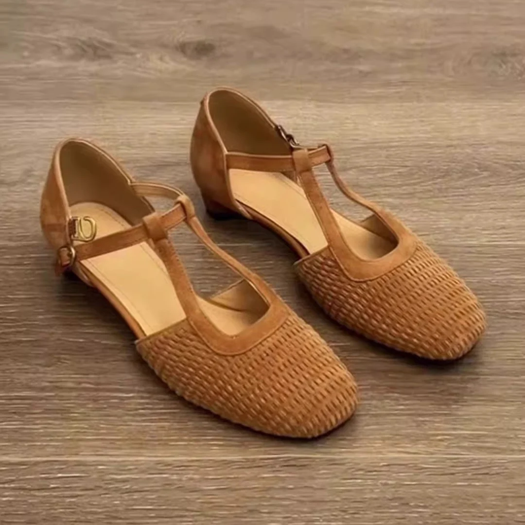 Damen Komfortable Ballerinas mit dekorativem Flechtmuster Heidi Mode - Image 2