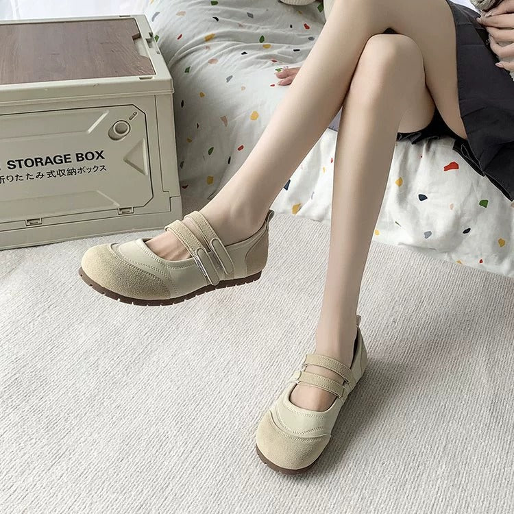 Damen Komfortable Ballerinas mit Doppelschlaufe Heidi Mode - Image 3