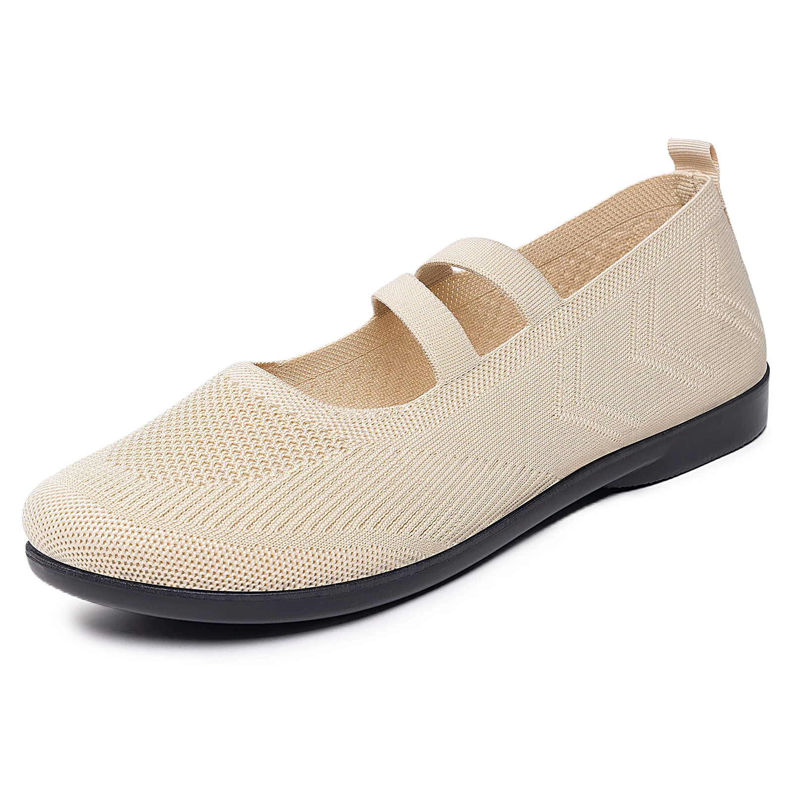Damen Komfortable Ballerinas mit elastischen Riemen Heidi Mode - Image 5