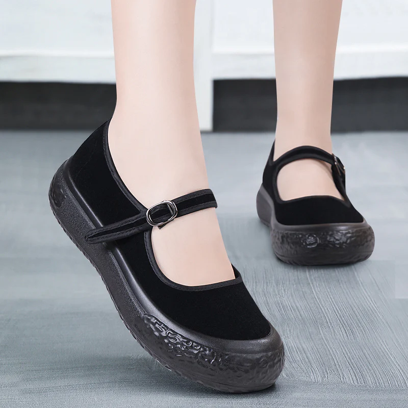 Damen Komfortable Ballerinas mit verstellbarem Riemen Heidi Mode - Image 3