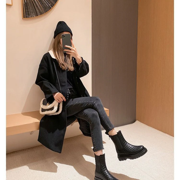 Damen Komfortable Chelsea-Boots mit gefüttertem Innenleben und rutschfester Sohle Heidi Mode - Image 3
