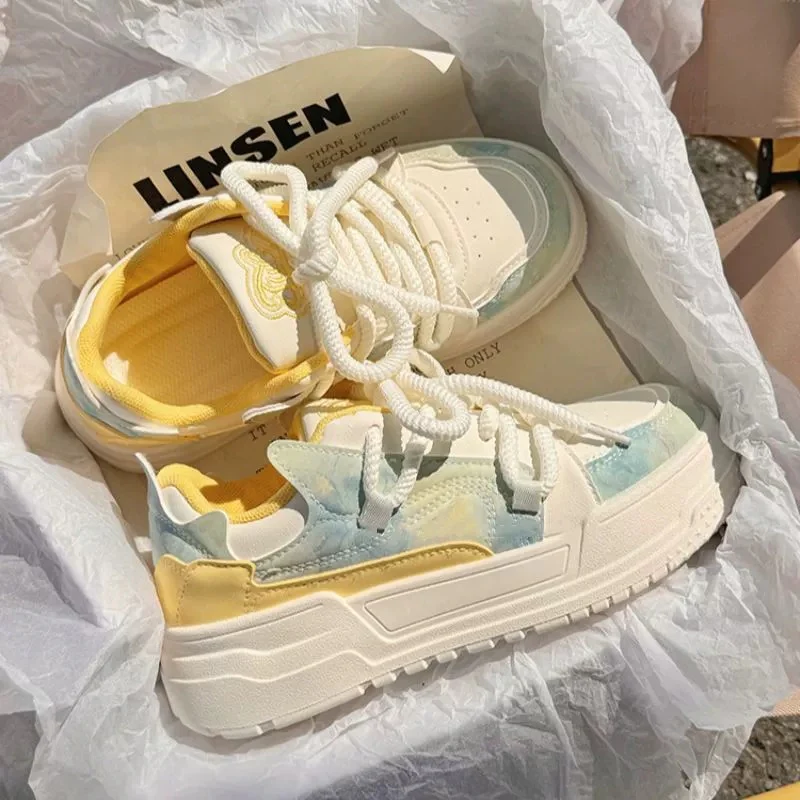 Damen Komfortable Chunky Sneakers mit atmungsaktivem Obermaterial und weicher Dämpfung Heidi Mode - Image 7