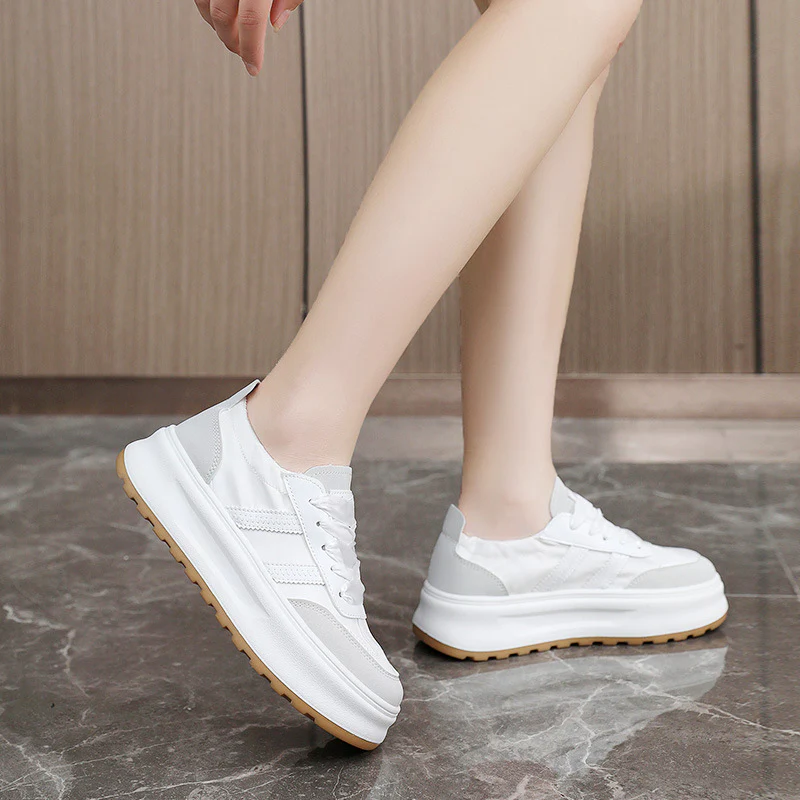 Damen Komfortable Chunky Sneakers mit atmungsaktiver Mesh-Oberfläche Heidi Mode - Image 3