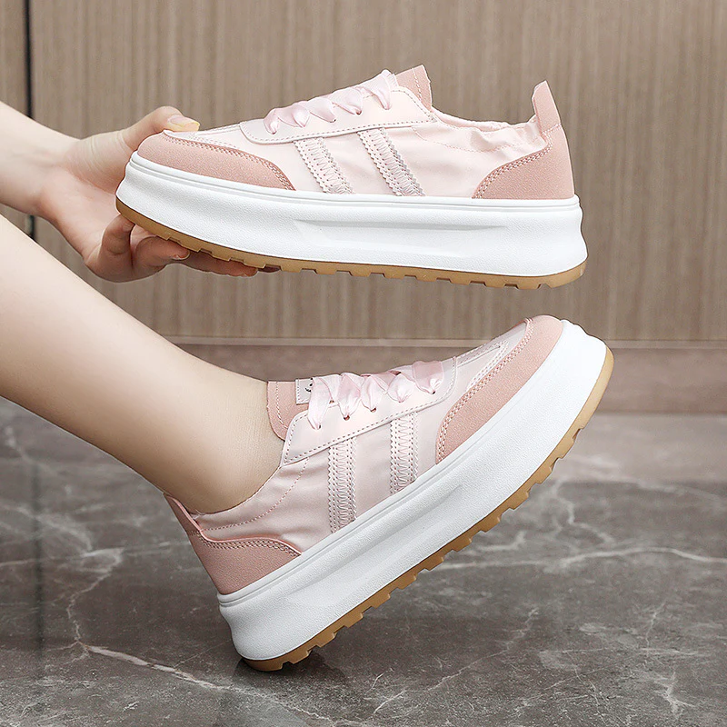 Damen Komfortable Chunky Sneakers mit atmungsaktiver Mesh-Oberfläche Heidi Mode - Image 4