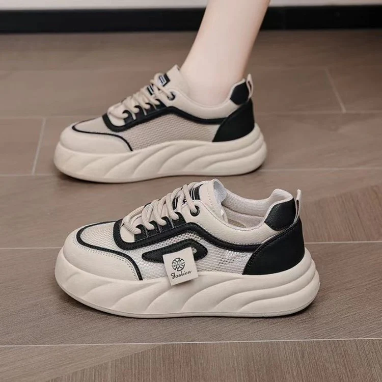 Damen Komfortable Chunky Sneakers mit atmungsaktiver Mesh-Oberfläche von Heidi Mode - Image 2