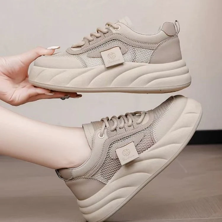 Damen Komfortable Chunky Sneakers mit atmungsaktiver Mesh-Oberfläche von Heidi Mode - Image 4