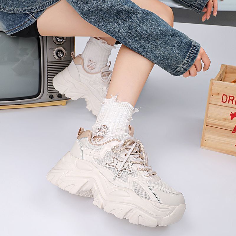Damen Komfortable Chunky Sneakers mit einzigartigem Stern-Design Heidi Mode - Image 2