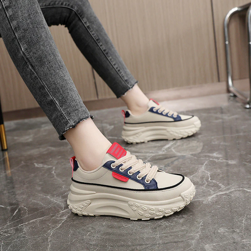 Damen Komfortable Chunky Sneakers mit stoßdämpfendem Sohlenprofil Heidi Mode - Image 4