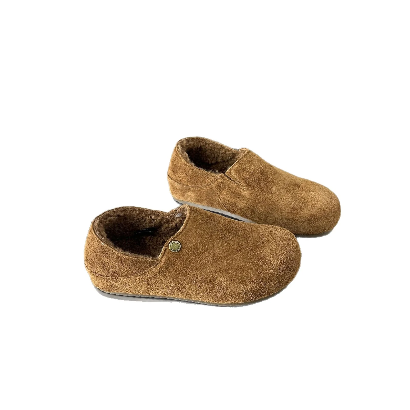 Damen Komfortable Clogs aus hochwertigem Wildleder mit kuscheligem Innenfutter Heidi Mode - Image 5