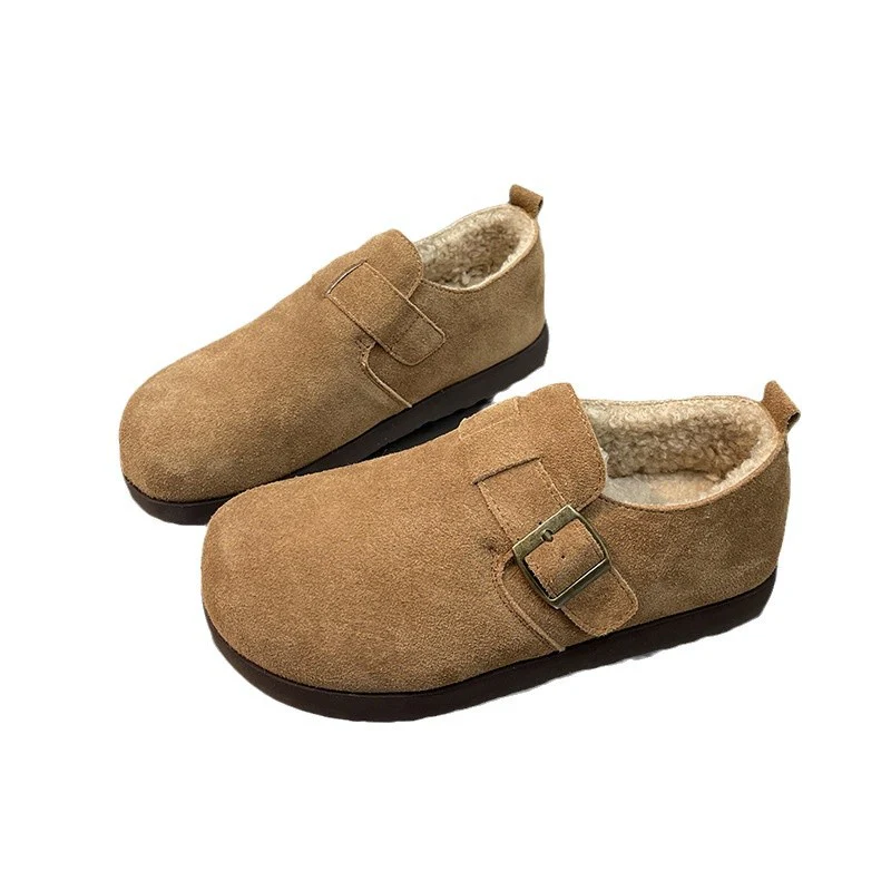 Damen Komfortable Clogs aus weichem Wildleder mit kuscheligem Innenfutter Heidi Mode - Image 5
