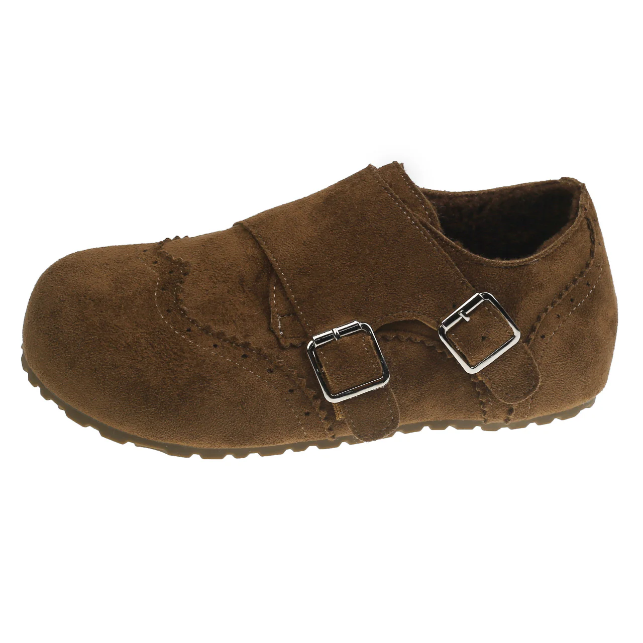 Damen komfortable Clogs aus weichem Wildleder mit modischem Schnallenverschluss Heidi Mode - Image 6