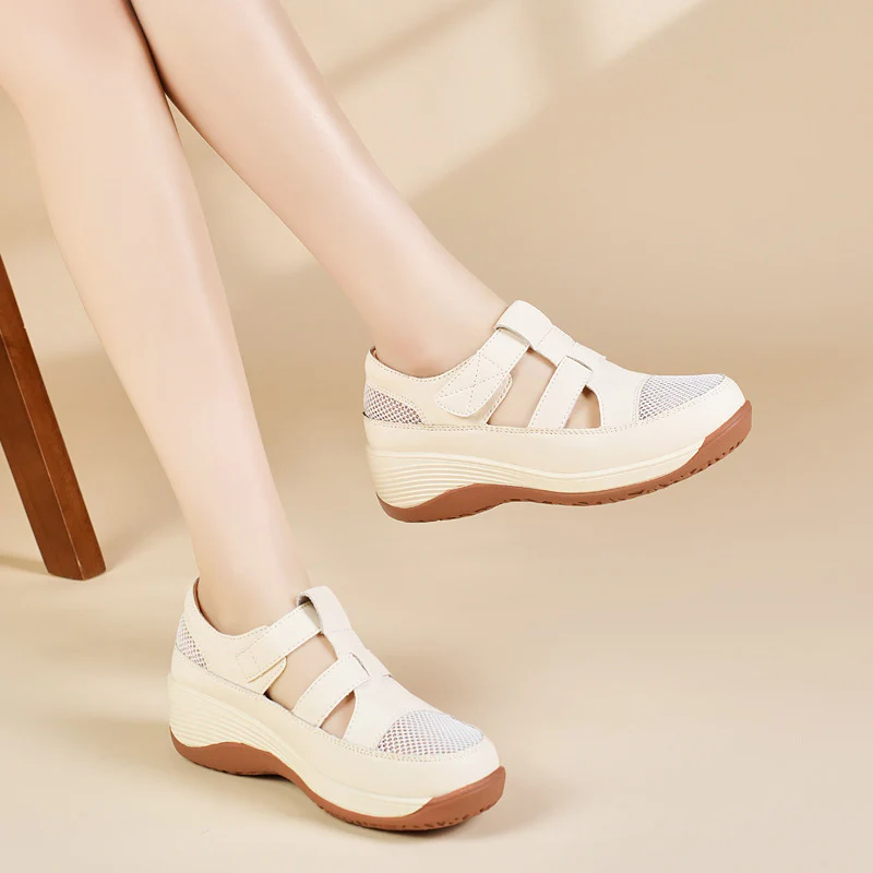 Damen Komfortable Clogs mit atmungsaktiven Netzdetails und ergonomischer Sohle Heidi Mode - Image 2