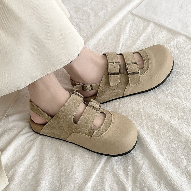 Damen Komfortable Clogs mit dekorativen Riemen und atmungsaktiver Sohle Heidi Mode - Image 3