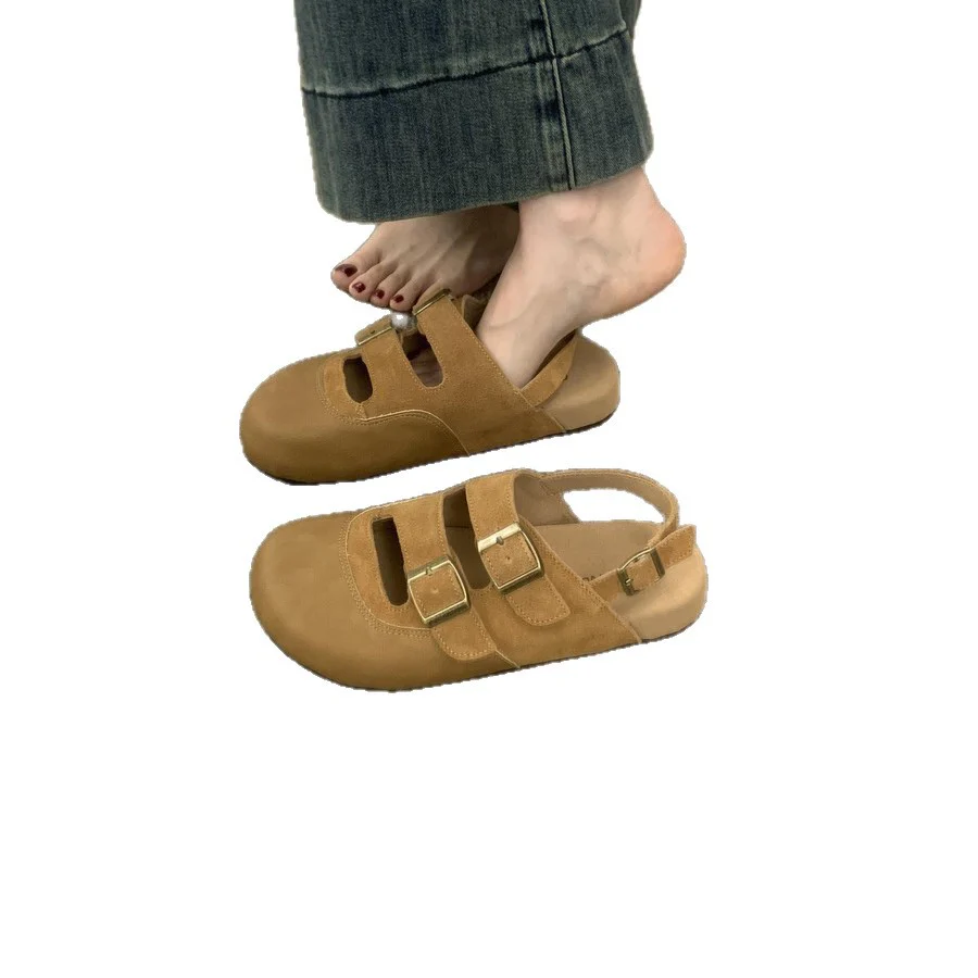 Damen Komfortable Clogs mit dekorativen Riemen und atmungsaktiver Sohle Heidi Mode - Image 5