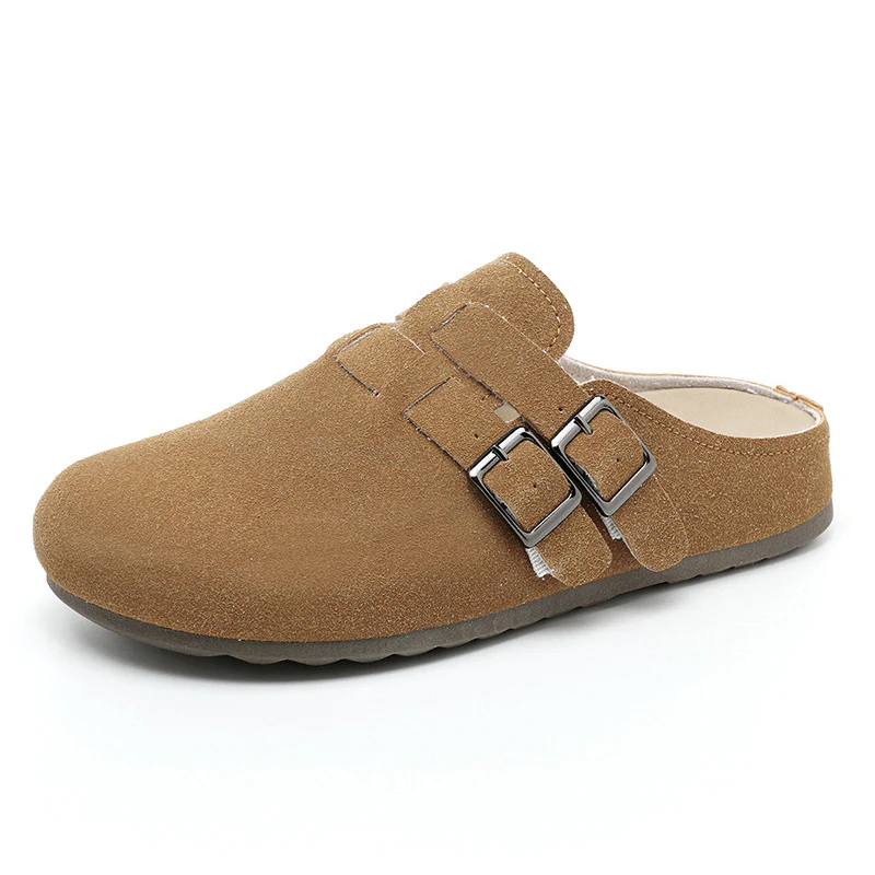 Damen komfortable Clogs mit doppeltem Schnallen-Design Heidi Mode - Image 5
