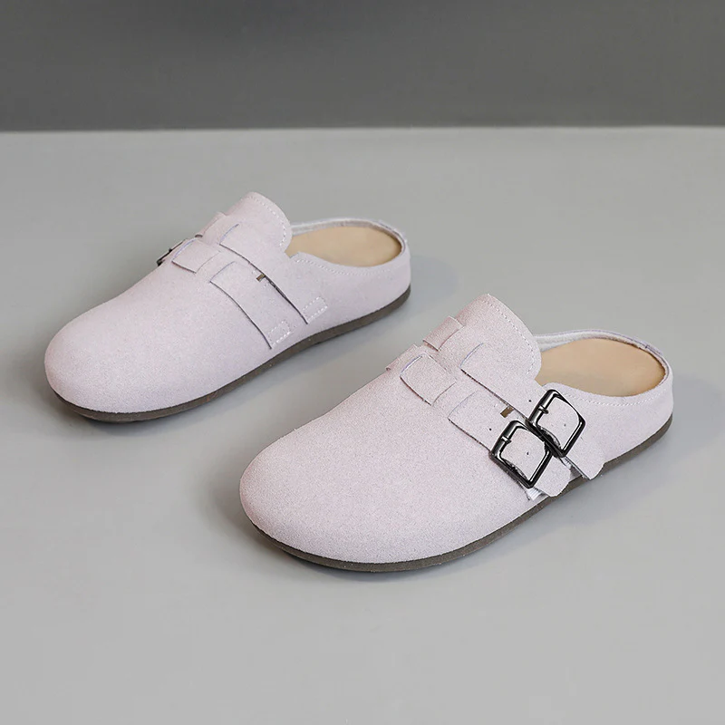 Damen komfortable Clogs mit doppeltem Schnallen-Design Heidi Mode - Image 6