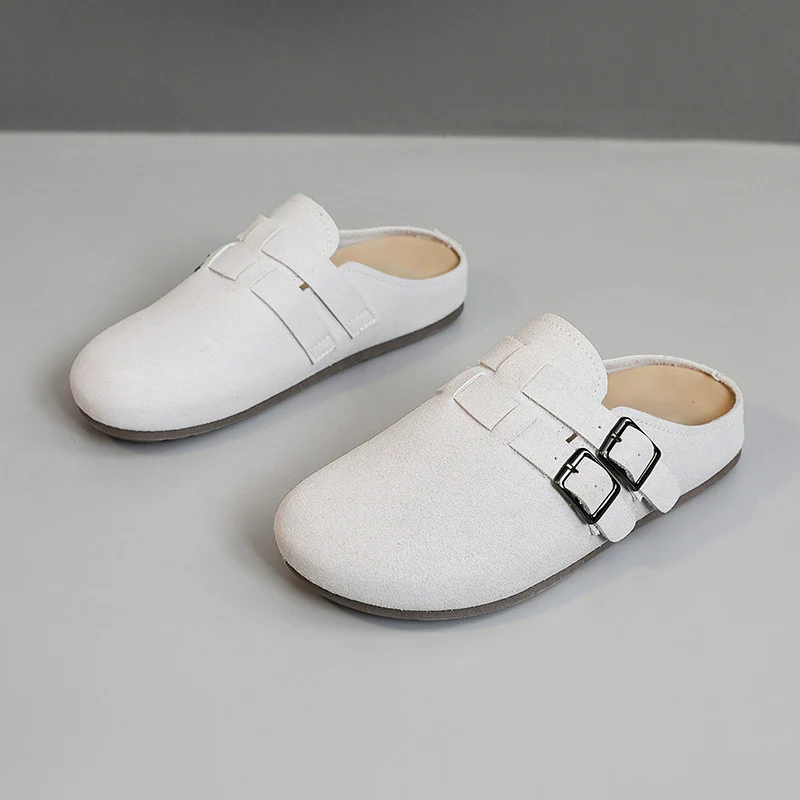 Damen komfortable Clogs mit doppeltem Schnallen-Design Heidi Mode - Image 8