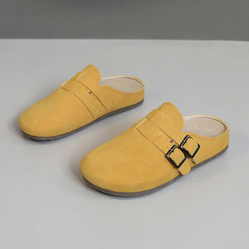 Damen komfortable Clogs mit doppeltem Schnallen-Design Heidi Mode - Image 9