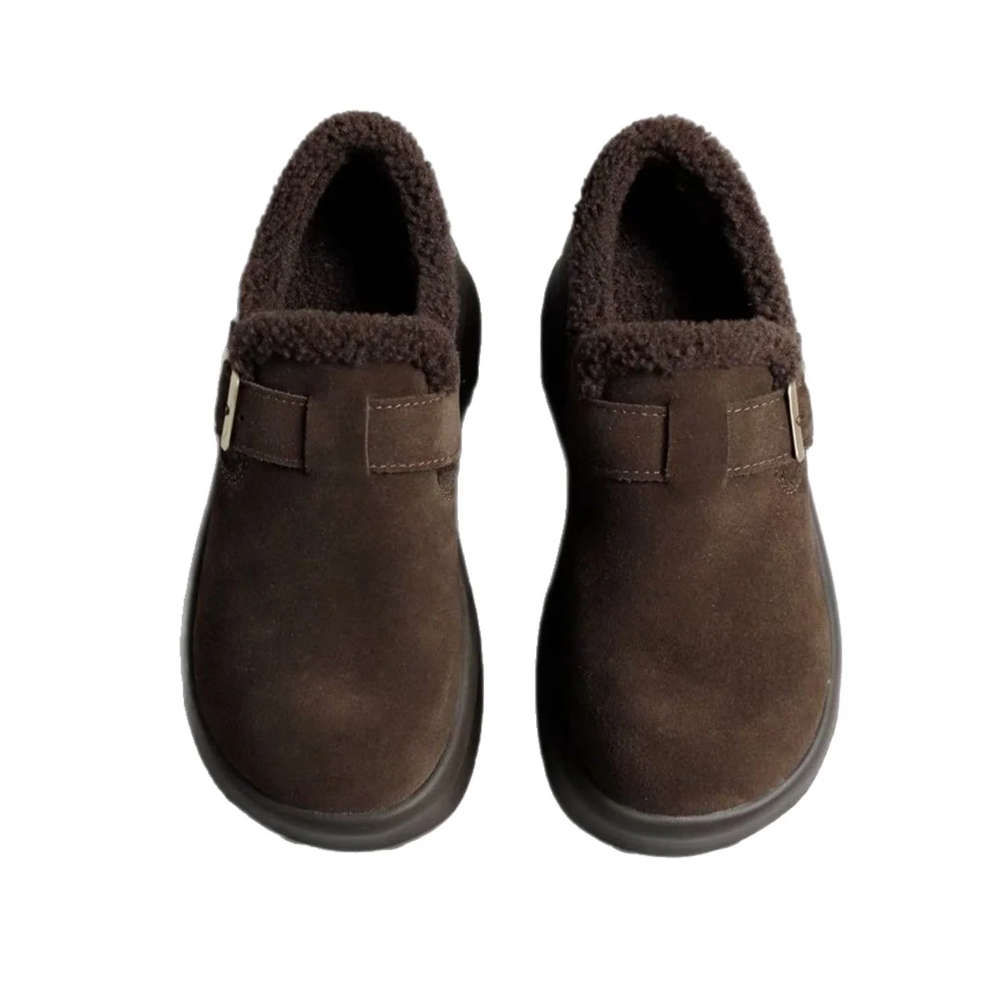 Damen Komfortable Clogs mit elegantem Kunstfellfutter Heidi Mode - Image 5