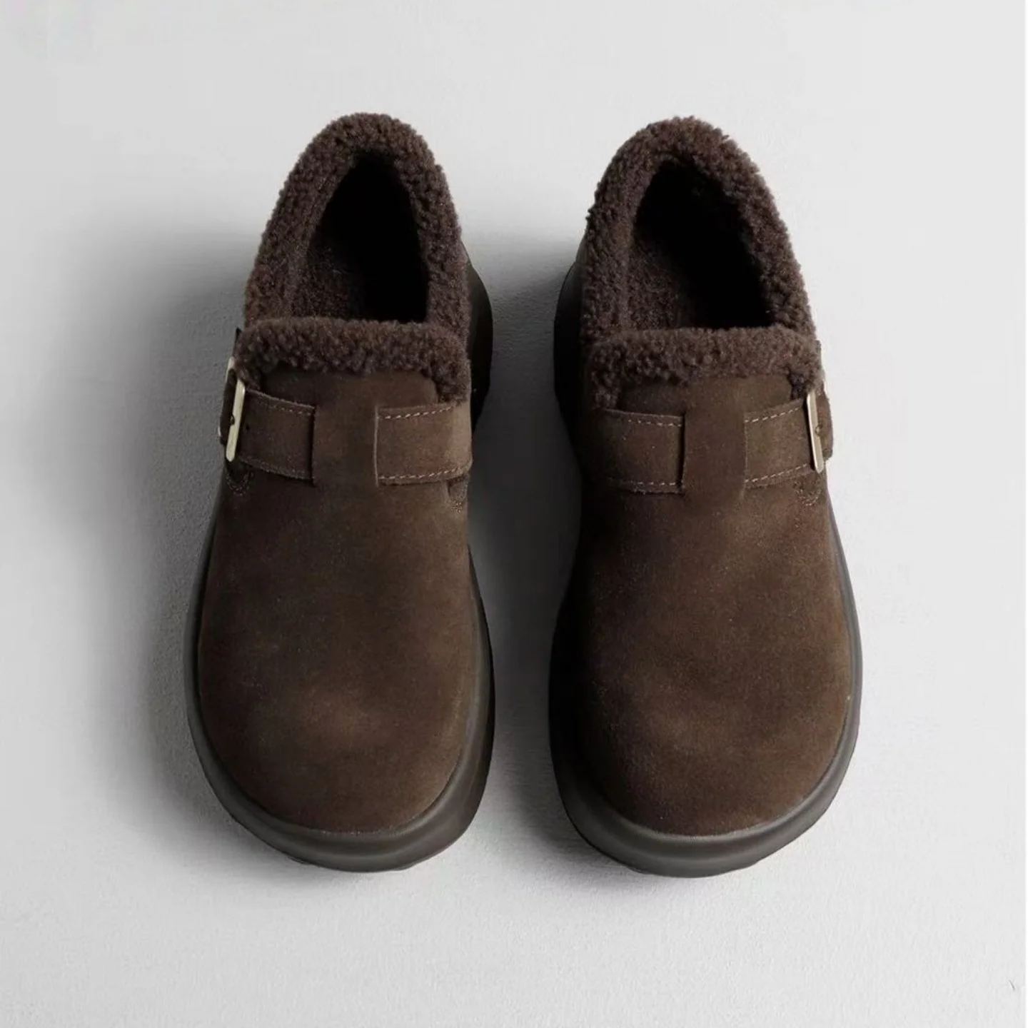 Damen Komfortable Clogs mit elegantem Kunstfellfutter Heidi Mode - Image 7