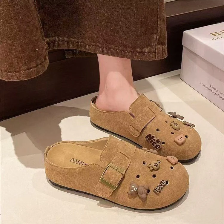 Damen Komfortable Clogs mit individuellen Verzierungen Heidi Mode - Image 6