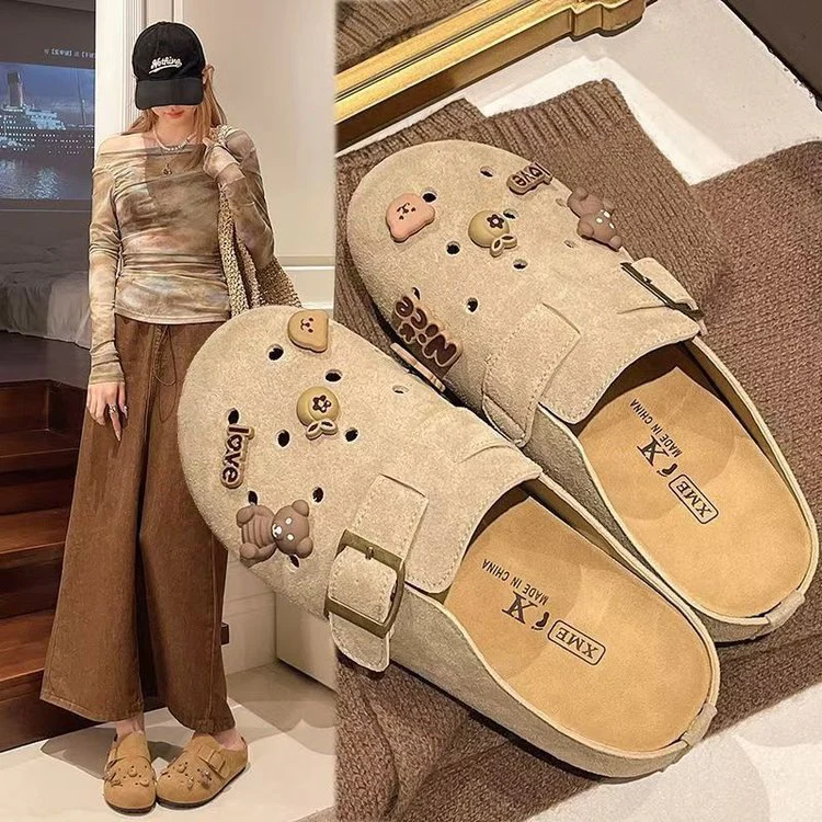 Damen Komfortable Clogs mit individuellen Verzierungen Heidi Mode - Image 7