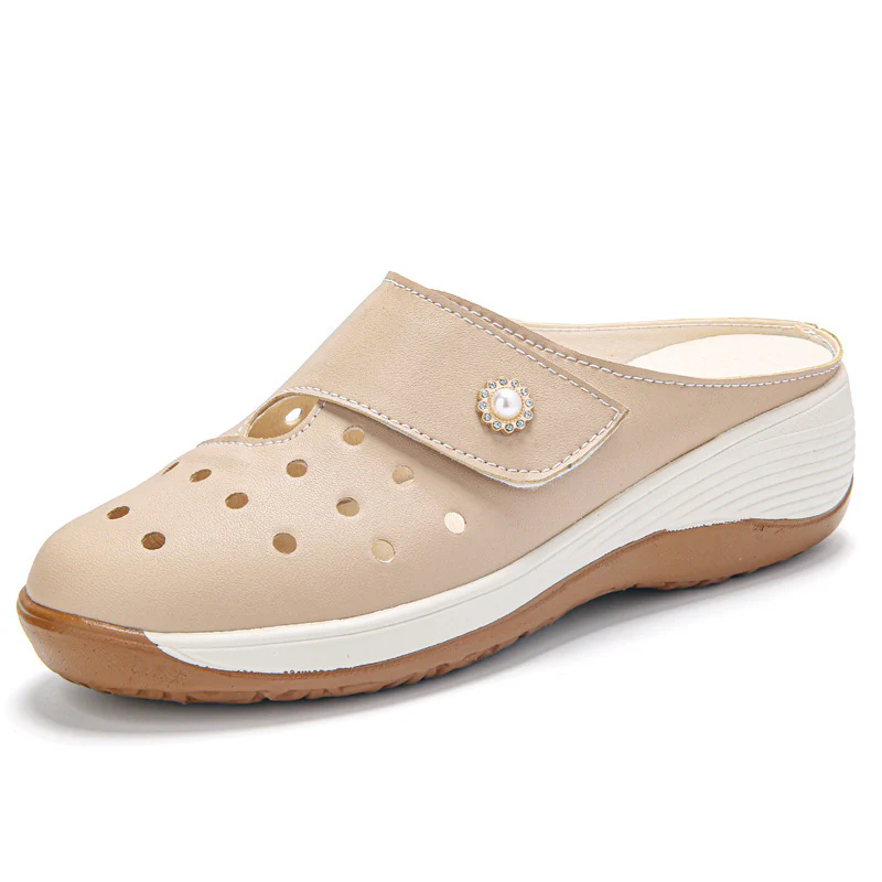 Damen Komfortable Clogs mit modischem Cut-Out Design und flexiblem Fußbett Heidi Mode - Image 6