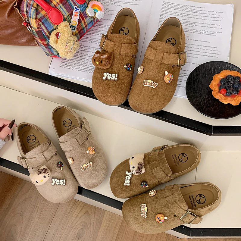 Damen Komfortable Clogs mit modischem Schnallen-Design und verspielten Details Heidi Mode - Image 3