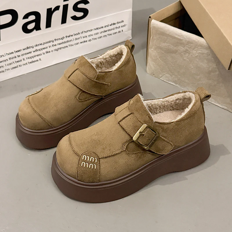 Damen Komfortable Clogs mit modischem Schnallenverschluss und dickem Futtermaterial Heidi Mode - Image 2