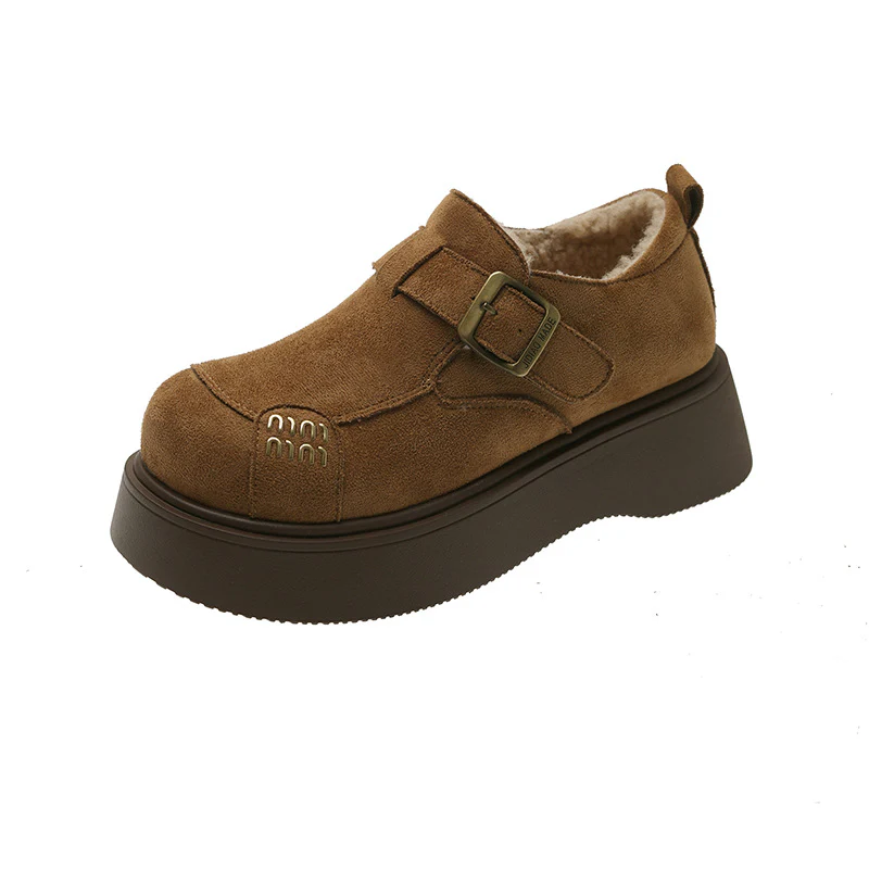 Damen Komfortable Clogs mit modischem Schnallenverschluss und dickem Futtermaterial Heidi Mode - Image 5