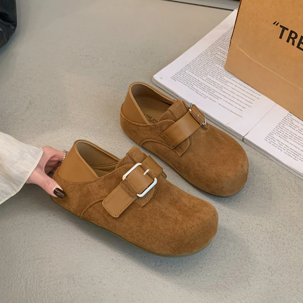 Damen komfortable Clogs mit modischer Schnalle Heidi Mode - Image 4